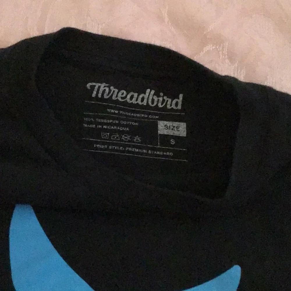 Threadbird Black Tee - Picture 2 of 2